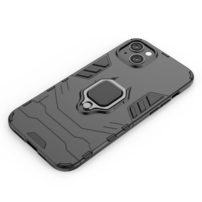 Ring Armor case for iPhone 14 Pro Max armored cover magnetic holder ring black