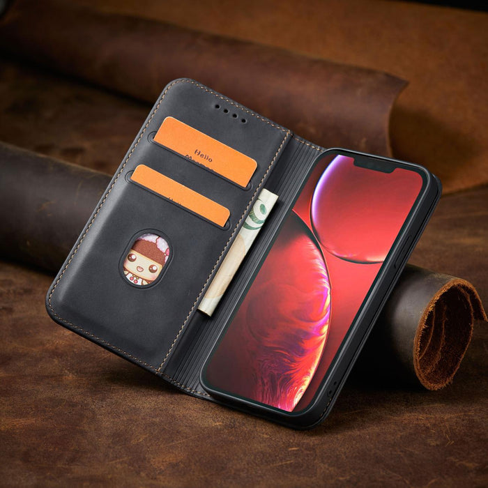Magnet Fancy Case case for iPhone 14 flip cover wallet stand black