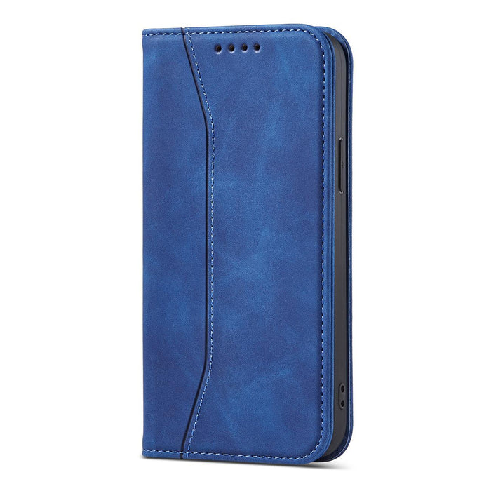 Magnet Fancy Case case for iPhone 14 Plus flip cover wallet stand blue