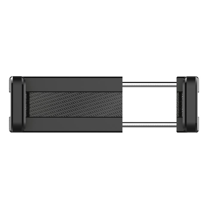 Adjustable car rearview mirror holder for smartphone black