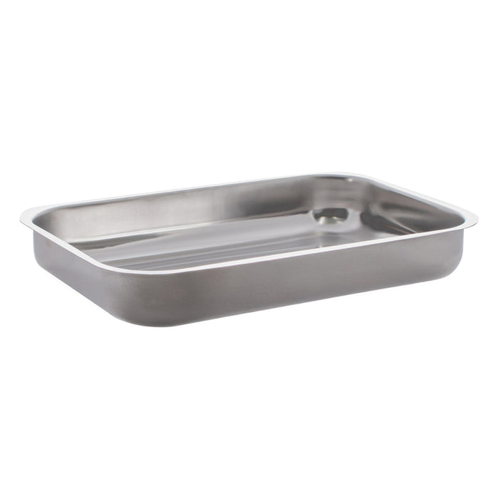 TRAY 42.5X29.5X6.5 CM CHROME