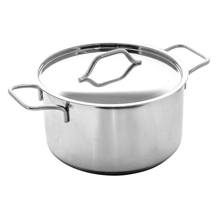 THREE-LAYER BOTTOM POT 5.7 L CHROME