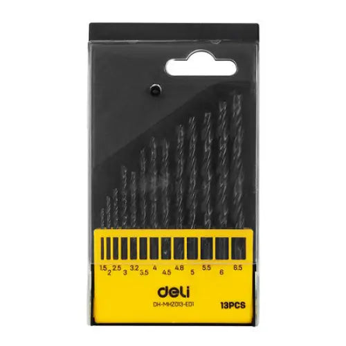 hss drill bit set Deli Tools EDH-MHZ013-ED1 - Screwdrivers<<<Tools<<<InnproXML
