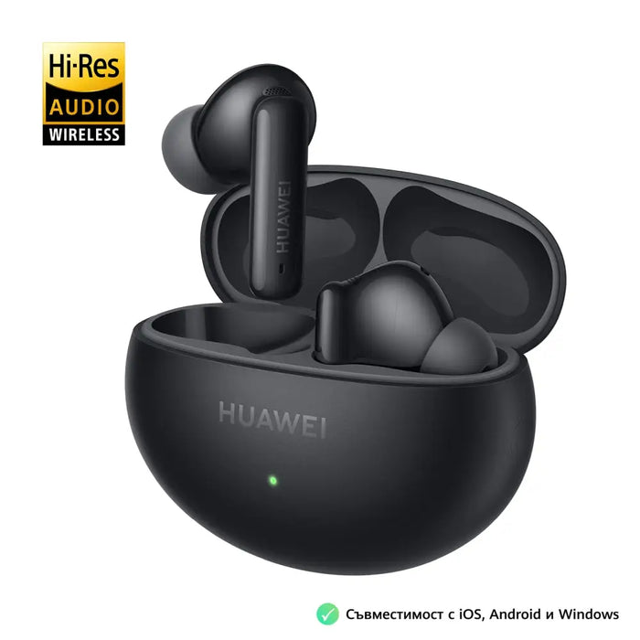 Huawei FreeBuds 6i Black - Accessories<<<HUAWEI Mobile Phones<<<HUAWEI<<<PolyComp&&&Микрофони и слушалки<<<Електроника