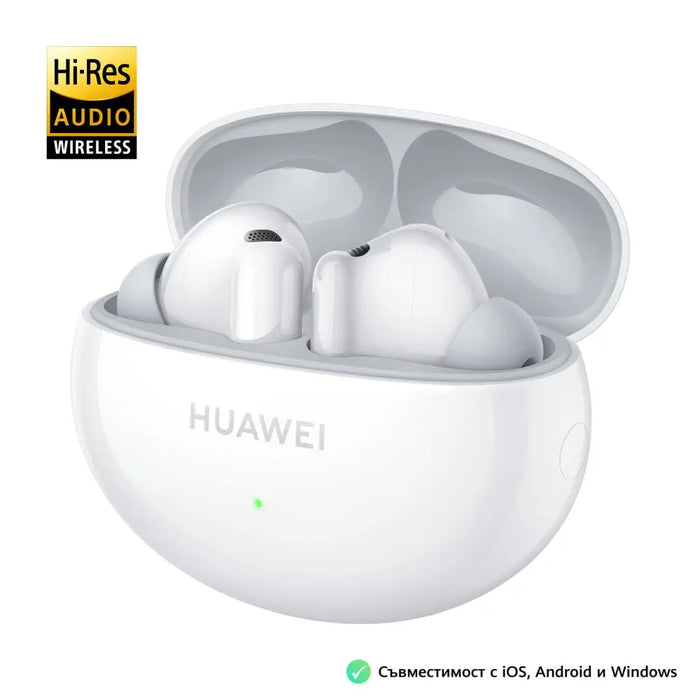 Huawei FreeBuds 6i White - Accessories<<<HUAWEI Mobile Phones<<<HUAWEI<<<PolyComp&&&Микрофони и слушалки<<<Електроника