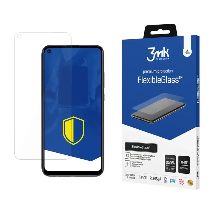 Huawei P40 Lite - 3mk FlexibleGlass™ - Cell phone tempered glass<<<HurtelXML