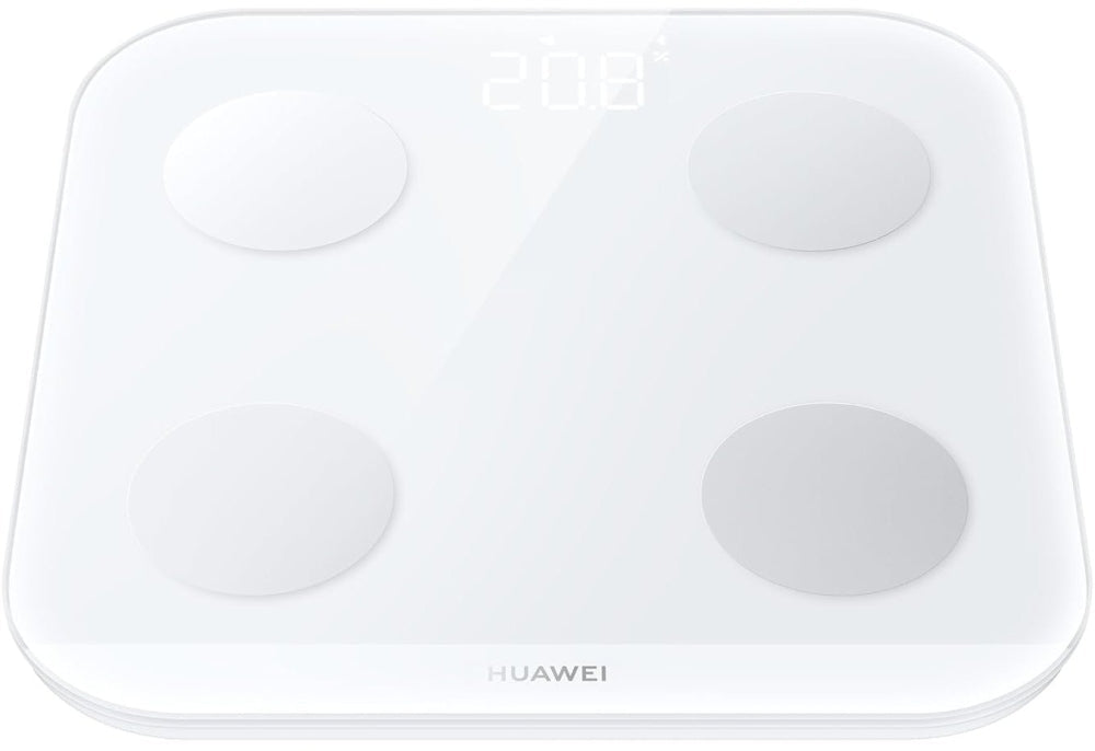 Huawei Scale 3 Dobby-B19 Smart Body Fat Scale Smart Health Monitoring Elegant White - Accessories<<<HUAWEI Mobile