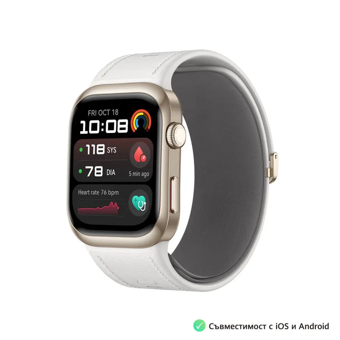 Huawei Watch D2 LCA-B11 Gold 1.82’’ Amoled Airbag/Strap Size 26mm Ambulatory 24H Blood Pressure HR monitoring PPG 6.0