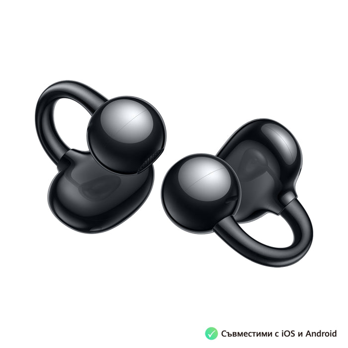 Huawei FreeClip Dove-T00 Black, Bluetooth 5.3, 20Hz - 20 KHz, 55mAh