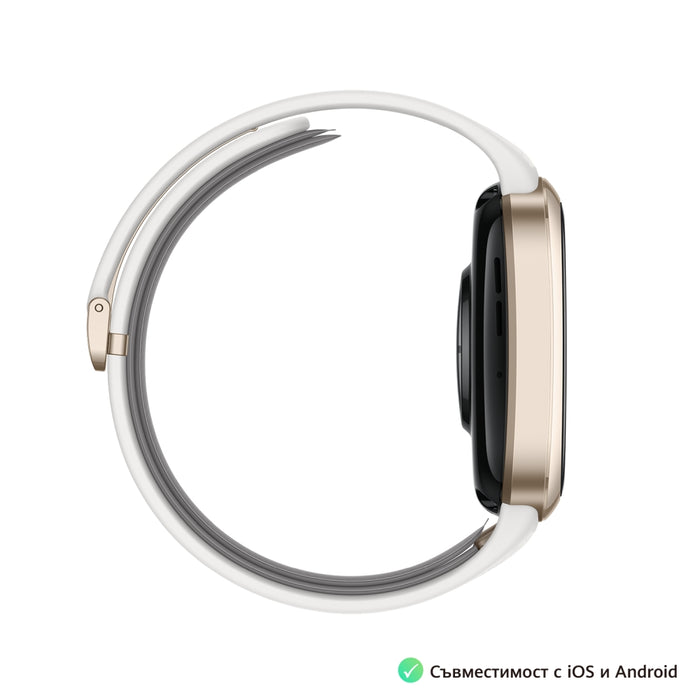 Huawei Watch D2 LCA-B11, Gold, 1.82" Amoled, Airbag/Strap Size 26mm, Ambulatory 24H Blood Pressure, HR monitoring PPG 6.0, Rotating crown, IP68,  Speaker&Micophone, Dual-band, Battery 524mAh