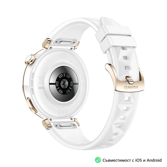 Huawei Watch GT5 Pro Jana-B29F, 1.32" Amoled 466x466, PPI 352, BT5.2, BLE/BR/EDR, 323mAh, 40-meter free diving, HUAWEI TruSense System, ECG analysis, Battery life up to 7 days, Compatible with iOS and Android devices, White Fluoroelastomer