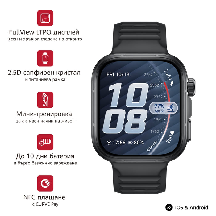 Watch Huawei Watch Fit 5 Pro Niki-B29F Black