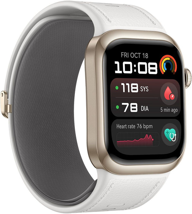 Huawei Watch D2 LCA-B11, Gold, 1.82" Amoled, Airbag/Strap Size 26mm, Ambulatory 24H Blood Pressure, HR monitoring PPG 6.0, Rotating crown, IP68,  Speaker&Micophone, Dual-band, Battery 524mAh