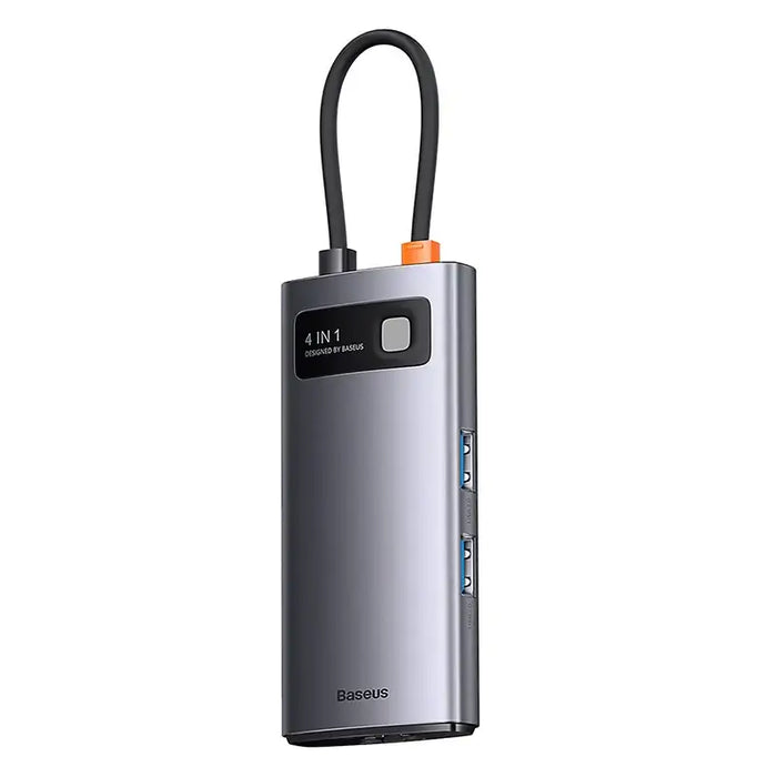 Hub 4in1 Baseus Metal Gleam Series USB-C to 3x USB 3.0 + Ethernet RJ45 - Hubs<<<IT Accessories<<<InnproXML&&&Huby
