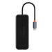 Hub 5in1 Baseus AcmeJoy series USB-C to 2xUSB 3.0 + USB 2.0 + USB-C PD + HDMI (dark grey) - Hubs<<<IT