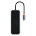 Hub 5in1 Baseus AcmeJoy series USB-C to 2xUSB 3.0 + USB 2.0 + USB-C PD + HDMI (dark grey) - Hubs<<<IT