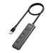 HUB 5in1 MOKiN USB-A3.0 to 4xUSB-A + 1xUSB-C DC (black) - Hubs<<<IT Accessories<<<InnproXML