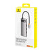 Hub 7in1 Baseus Gleam USB-C to 1x HDMI4K 60Hz + 3x USB3.0 + 1x PD + 1x SD/TF (grey) - Hubs<<<IT
