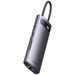 Hub 8w1 Baseus StarJoy Metal Glam Series USB-C do HDMI + 3 x USB 3.0 + USB-C PD + RJ45 + SD/TF - Hubs<<<IT