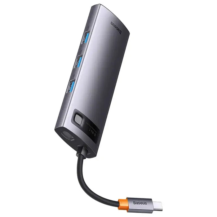 Hub 8w1 Baseus StarJoy Metal Glam Series USB-C do HDMI + 3 x USB 3.0 + USB-C PD + RJ45 + SD/TF - Hubs<<<IT