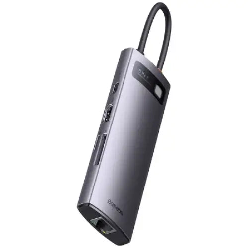 Hub 8w1 Baseus StarJoy Metal Glam Series USB-C do HDMI + 3 x USB 3.0 + USB-C PD + RJ45 + SD/TF - Hubs<<<IT