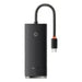 HUB Adapter 4-Port USB-C Baseus OS-Lite 25cm (Black) - Hubs<<<IT Accessories<<<InnproXML