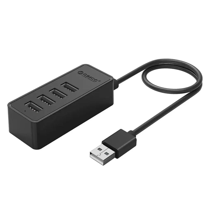 Hub Orico W5P-U2-100 4x USB-A 2.0 + microUSB 5V 1m - black - USB hubs<<<HurtelXML