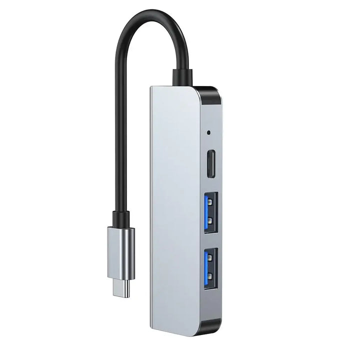 HUB Tech-Protect V2 4in1 USB-C - USB-A 3.0 / USB-A 2.0 / USB-C / HDMI - gray - USB hubs<<<HurtelXML
