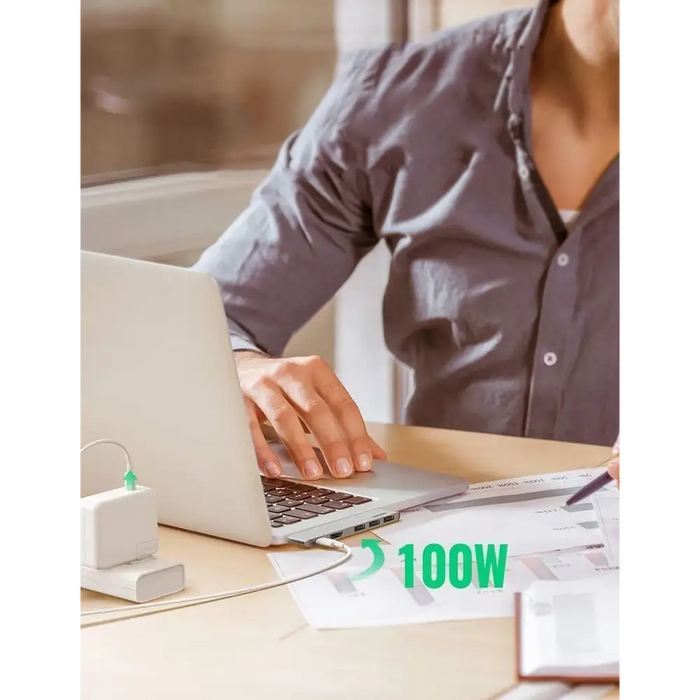 HUB Ugreen 60559 2x USB-C / USB-C PD (Thunderbolt 3 100W 4K 60 Hz 10 Gbps) / HDMI 4K 30 Hz / 3x USB 3.0 for MacBook Pro