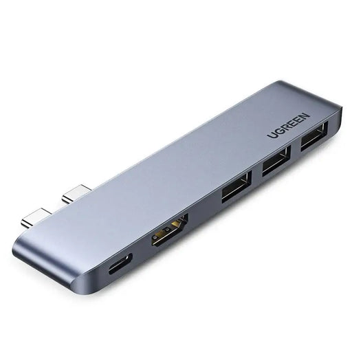 HUB Ugreen 60559 2x USB-C / USB-C PD (Thunderbolt 3 100W 4K 60 Hz 10 Gbps) / HDMI 4K 30 Hz / 3x USB 3.0 for MacBook Pro
