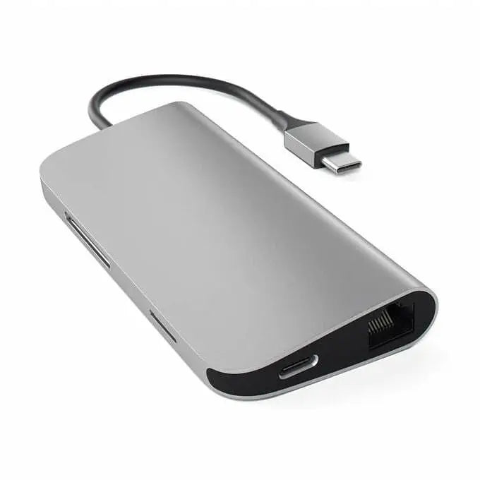 HUB USB Satechi Type-C (HDMI 4K 3xUSB 3.0 Ethernet) ST-TCMAM - WiFi рутери<<<Лаптопи компютри и периферия<<<ZoraSite
