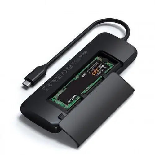 HUB USB Satechi Type-C (SSD HDMI 4K 2xUSB-A) ST-UCHSEK - WiFi рутери<<<Лаптопи компютри и периферия<<<ZoraSite
