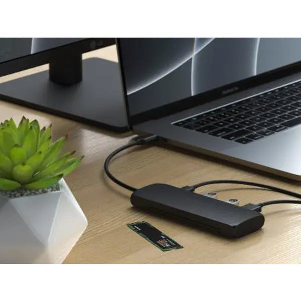 HUB USB Satechi Type-C (SSD HDMI 4K 2xUSB-A) ST-UCHSEK - WiFi рутери<<<Лаптопи компютри и периферия<<<ZoraSite