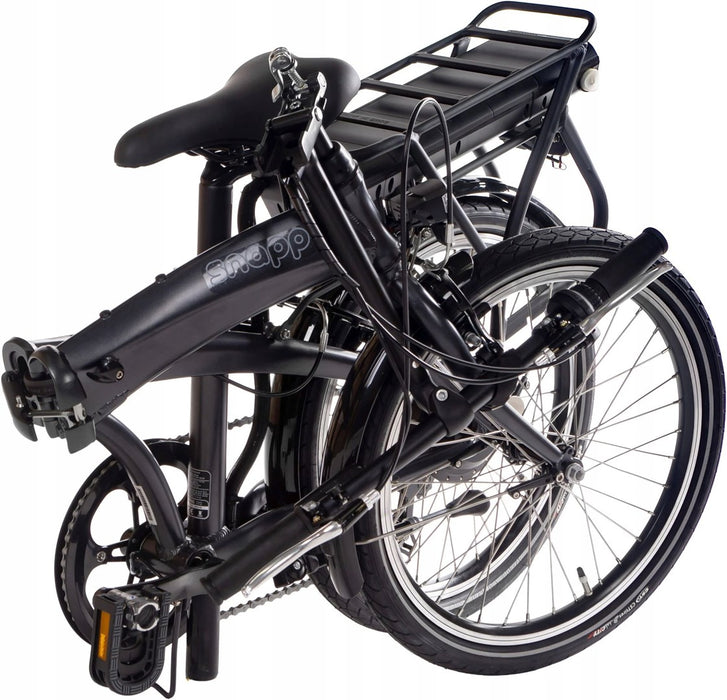 Snapp City-E Graphite folding electric bicycle