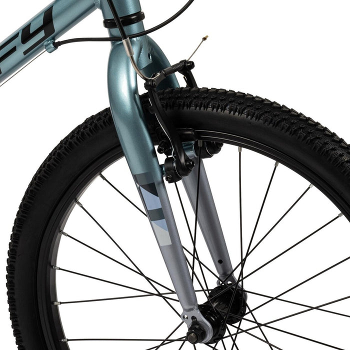 Huffy Literide Alu 20” bike, silver and turquoise (23005W)