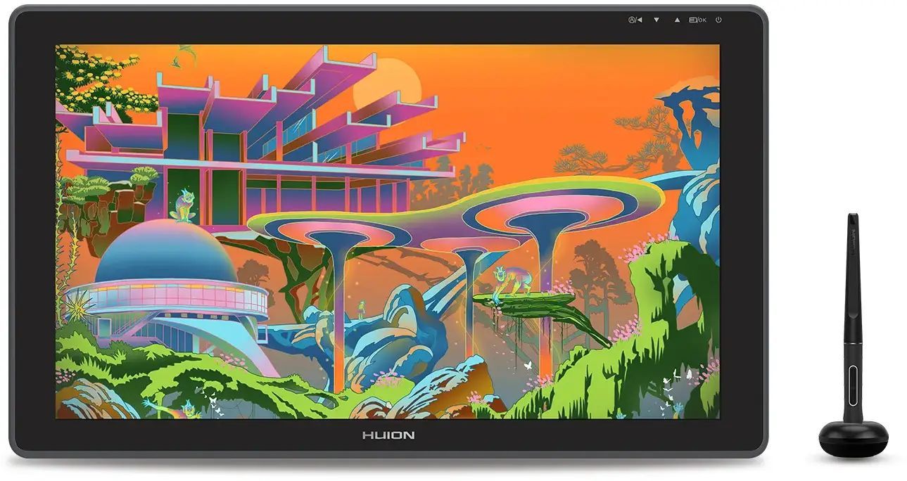 Graphic display tablet HUION Kamvas 22, 21.5", 1920 x 1080, Black