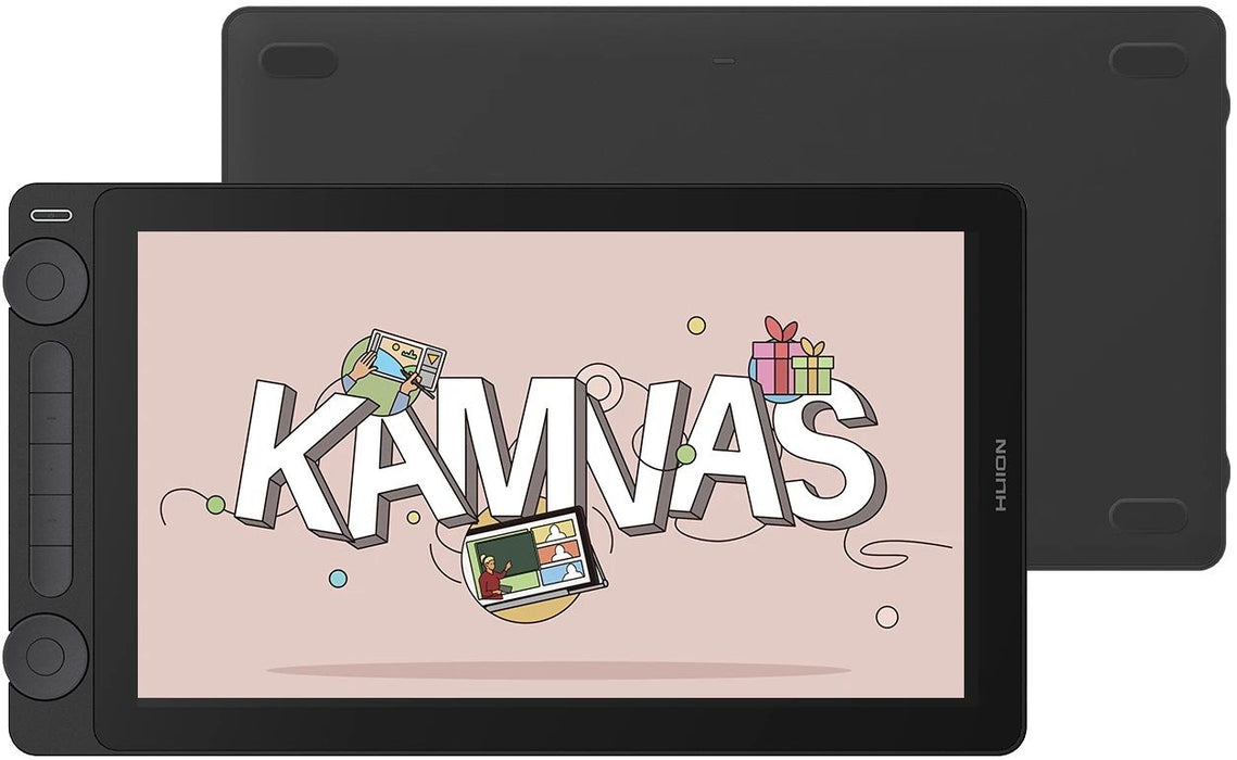 Graphic display tablet HUION Kamvas 13, 5080 LPI, Black