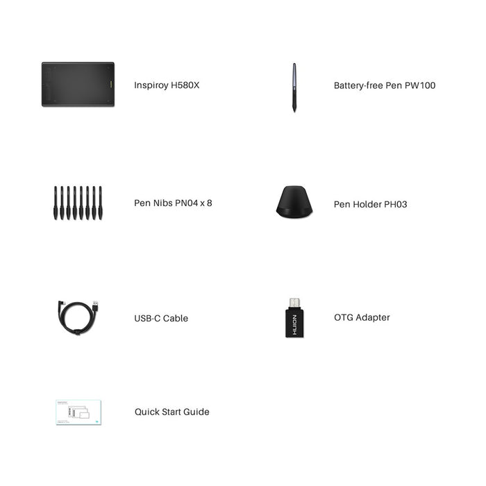 Huion H580X graphics tablet