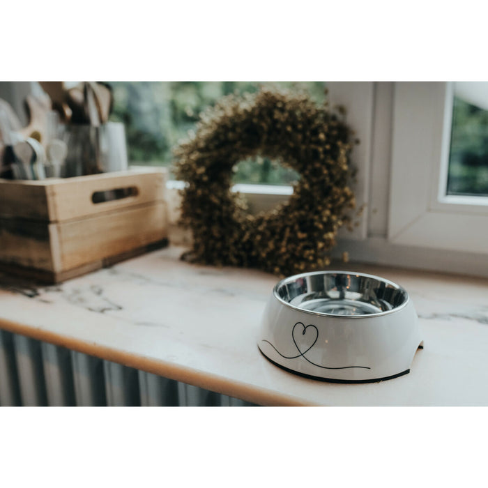 Dog Feeder Hunter Valencia White 160 ml