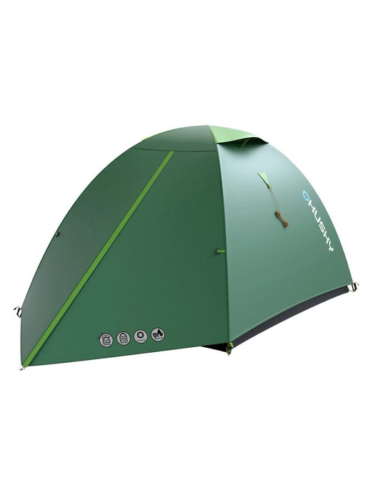 Husky BIZAM 2 PLUS two-person trekking tent, 145 × 290 × 120 cm, 3.6 kg, green
