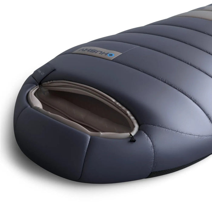 Husky DOPY Down Sleeping Bag -25 °C, 85 × 220 cm, 1.69 kg, Blue-Grey