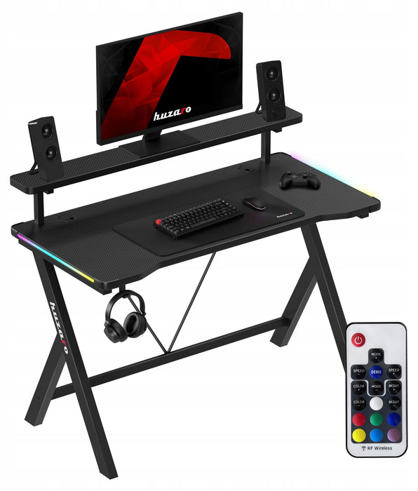 Huzaro Hero 1.9 RGB Gaming Desk Black