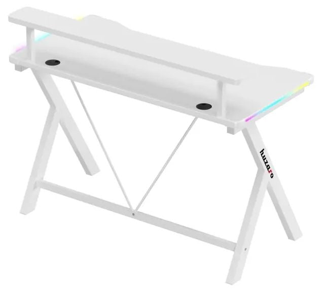 Huzaro Hero 1.9 RGB White Gaming Desk