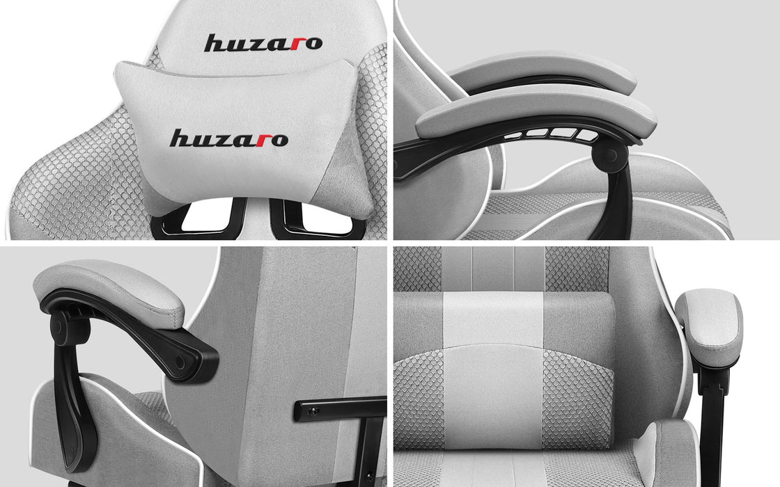 HUZARO FORCE 4.7 WHITE MESH GAMING CHAIR