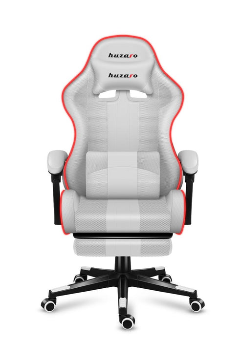 HUZARO FORCE 4.7 RGB White GAMING CHAIR