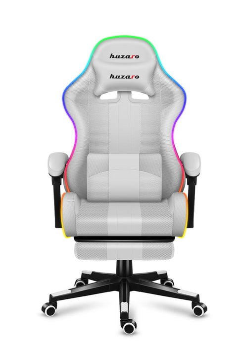 HUZARO FORCE 4.7 RGB White GAMING CHAIR