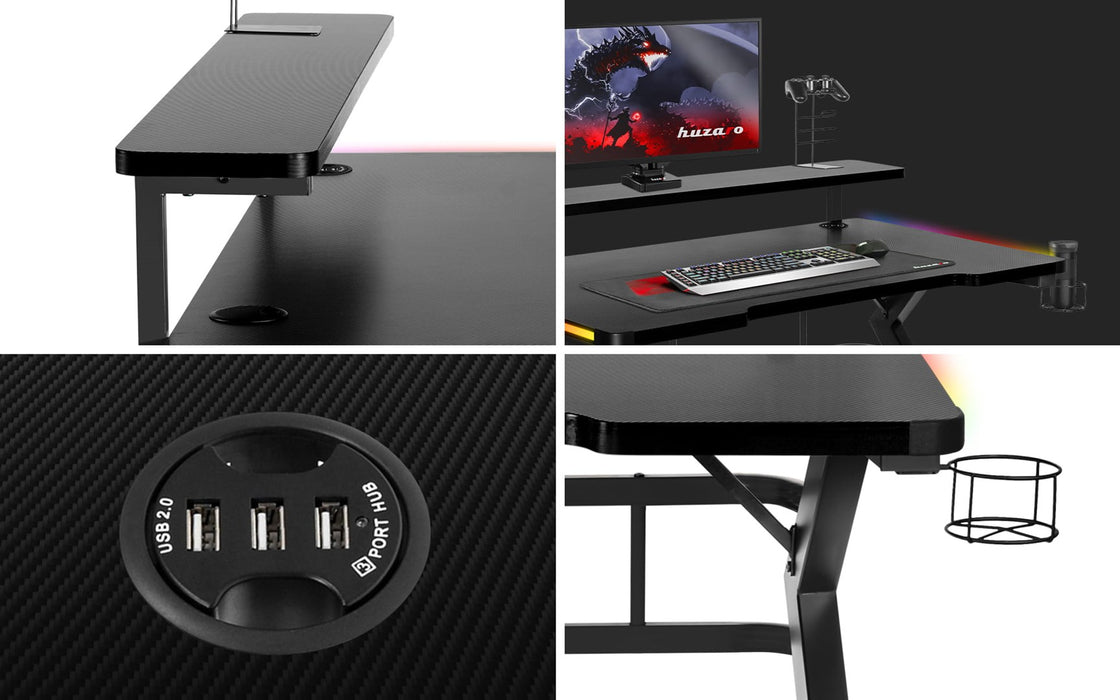 GAMING DESK HUZARO HERO 5.0 RGB