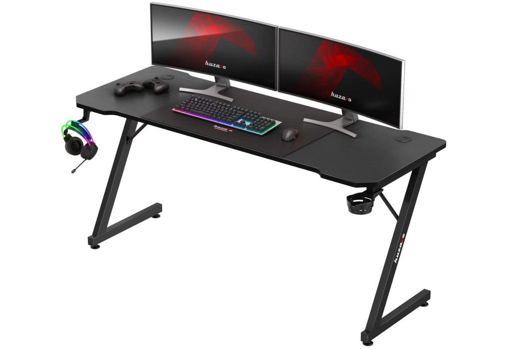 Huzaro Hero 4.8 Black - gaming desk