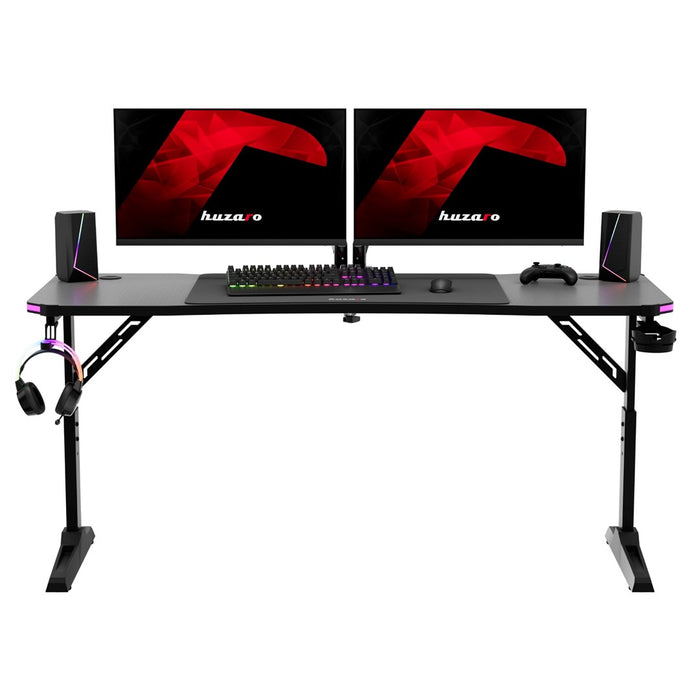 Huzaro Hero 4.6 RGB Black Gaming Desk