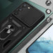 Hybrid Armor Camshield case for Samsung Galaxy A54 5G armored case with camera cover blue - Cell phone cases